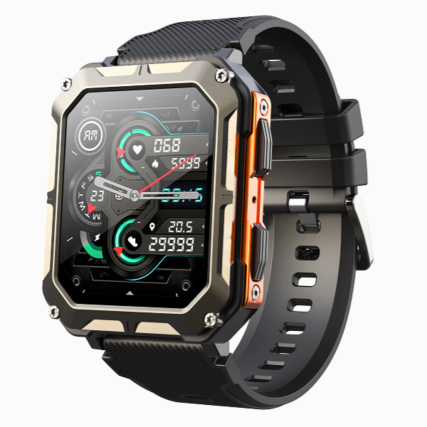 Mænds Robust Smartwatch med Fitness Tracking 0