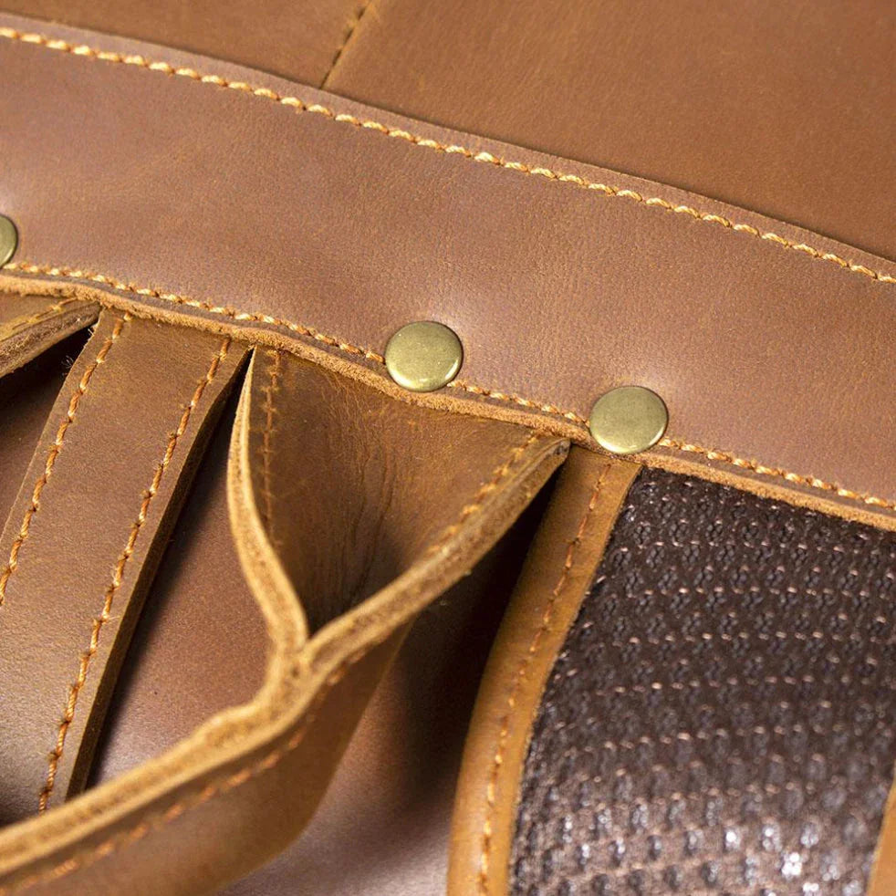 Mænds Rygsæk med Læderflap Vintage Stil 8