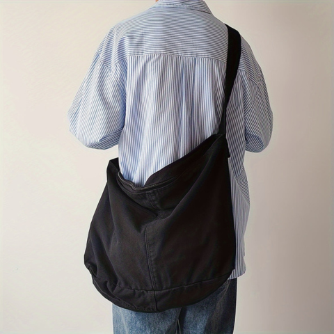 Mænds Skuldertaske Rummelig Minimalistisk Design 3