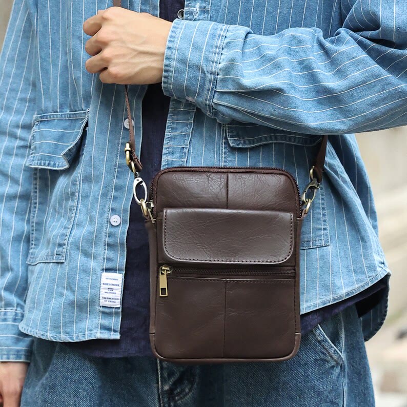 Mænds Skuldertaske i Tidløst Design 2