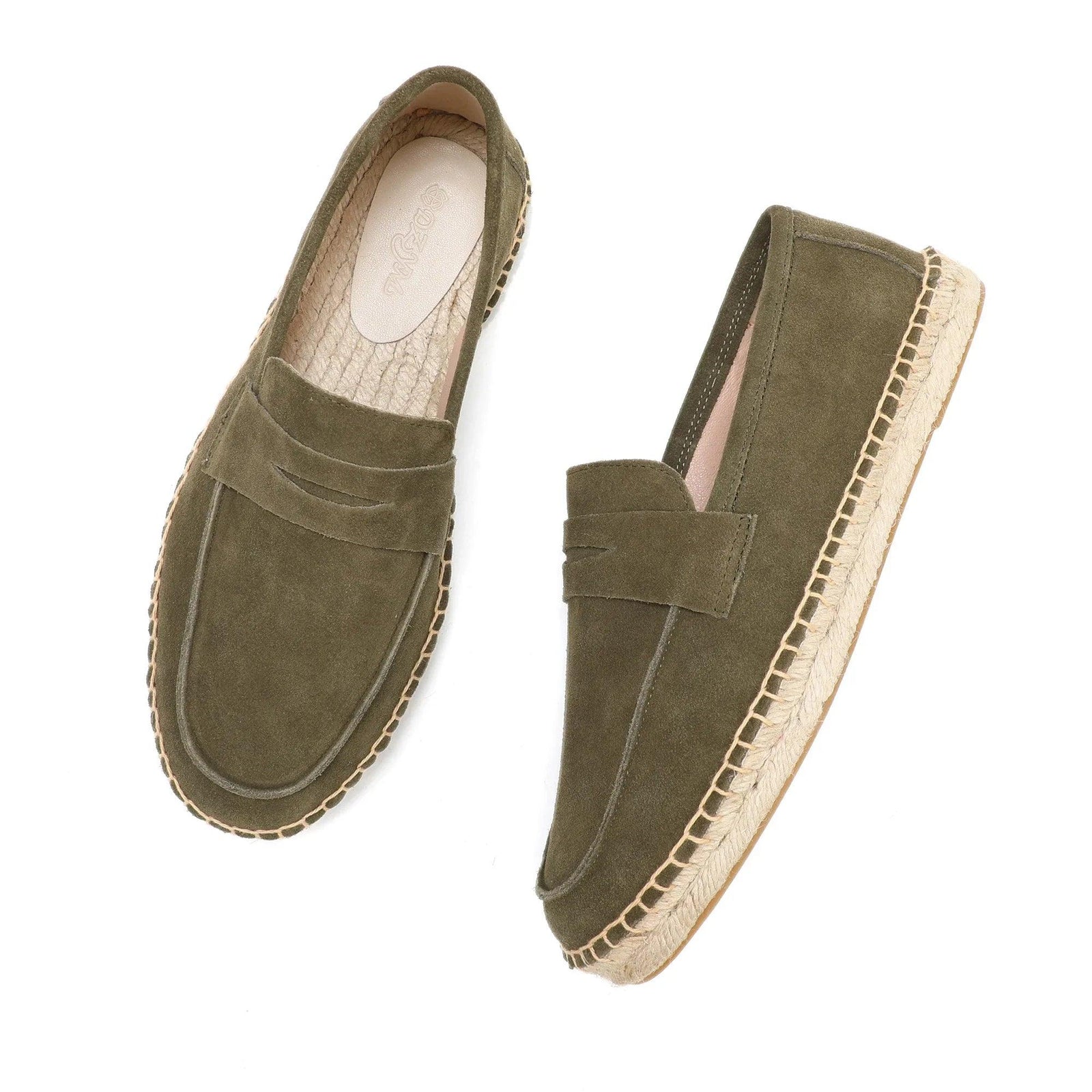 Mænds Slip-On Loafers Espadrille Stil 7