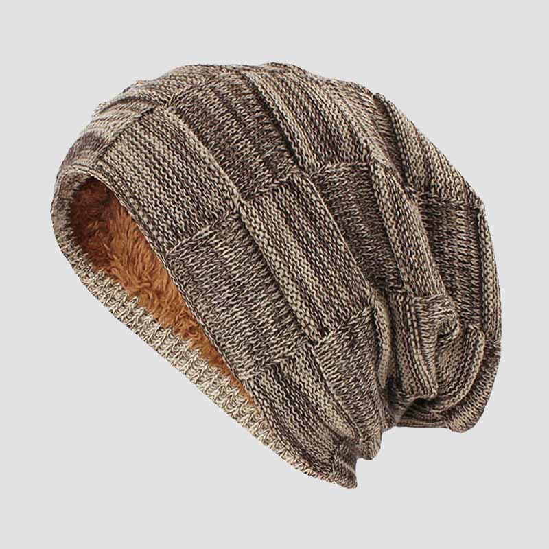 Mænds Slouchy Beanie Ribbet 2