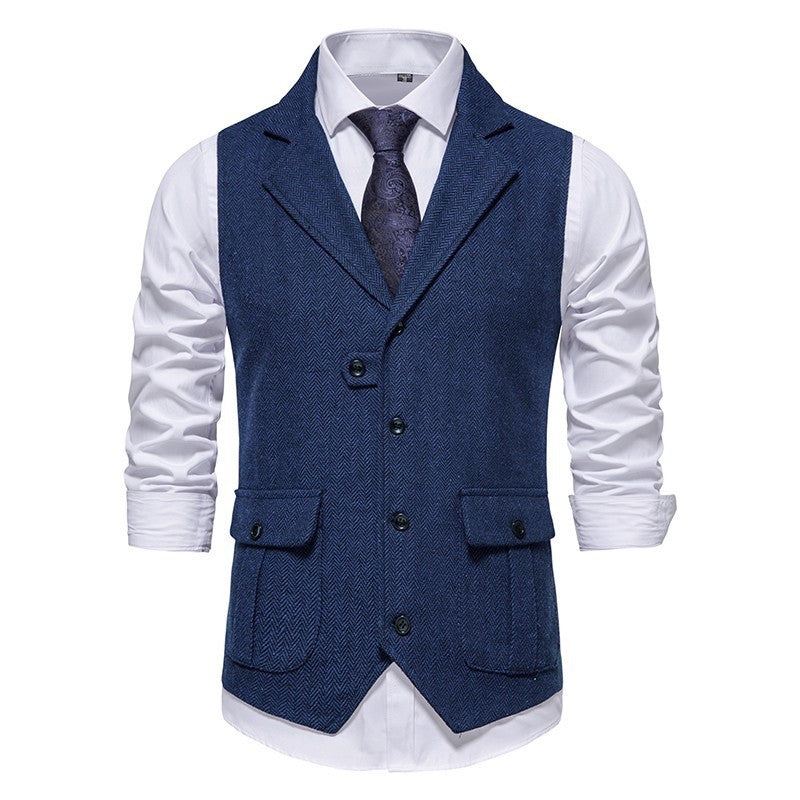 Mænds Smart Casual Office Vest 2