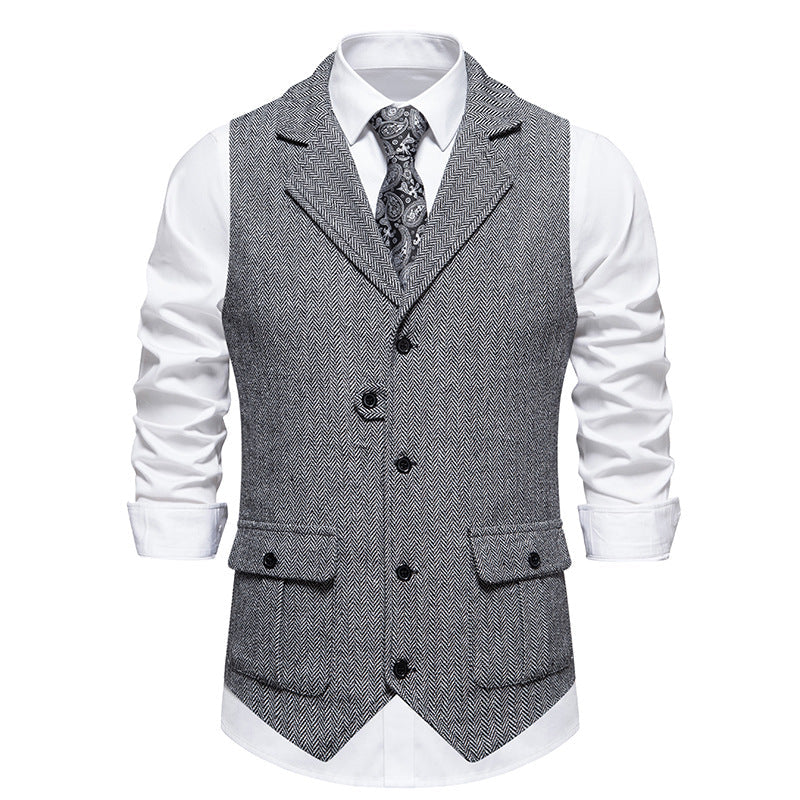 Mænds Smart Casual Office Vest 5