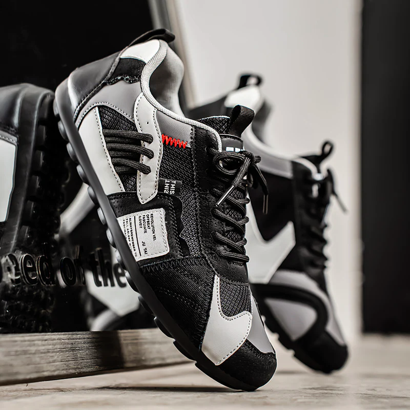 Mænds Sneakers med Lagdelt Design 4