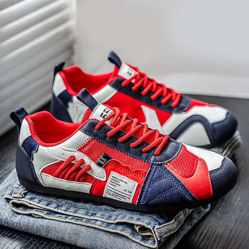 Mænds Sneakers med Lagdelt Design 7