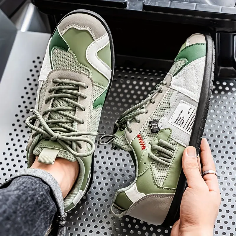 Mænds Sneakers med Lagdelt Design 8