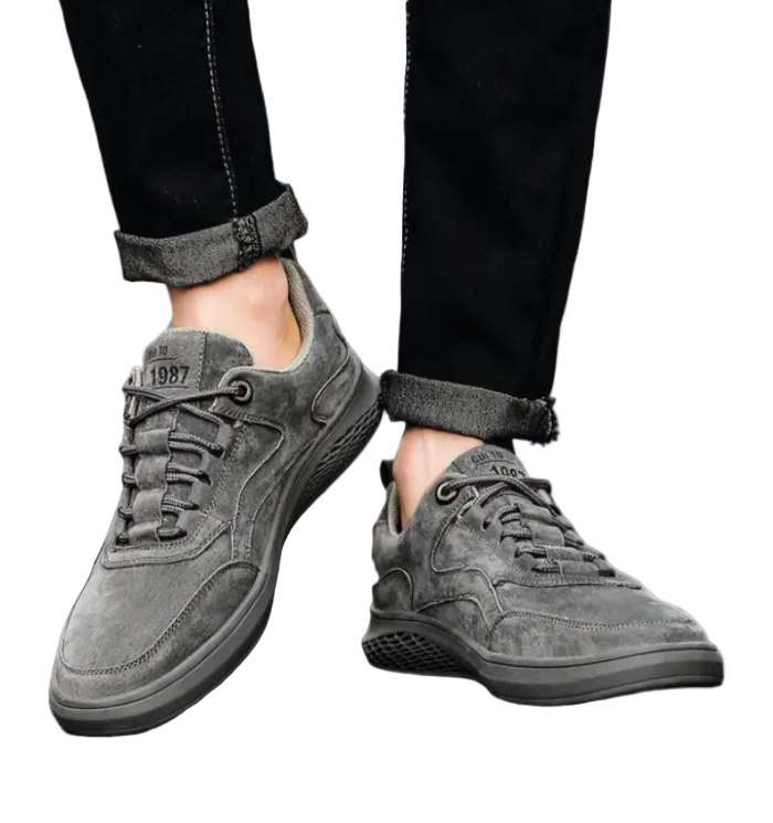 Mænds Sneakers med Snøre Stilfuld Design 0
