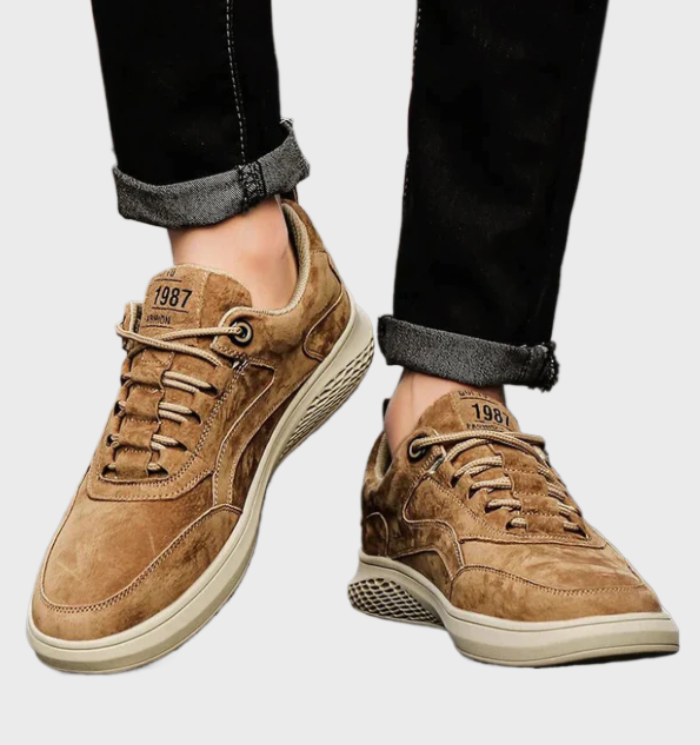 Mænds Sneakers med Snøre Stilfuld Design 5