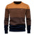 Mænds Stribet Sweater Trendy Design 0
