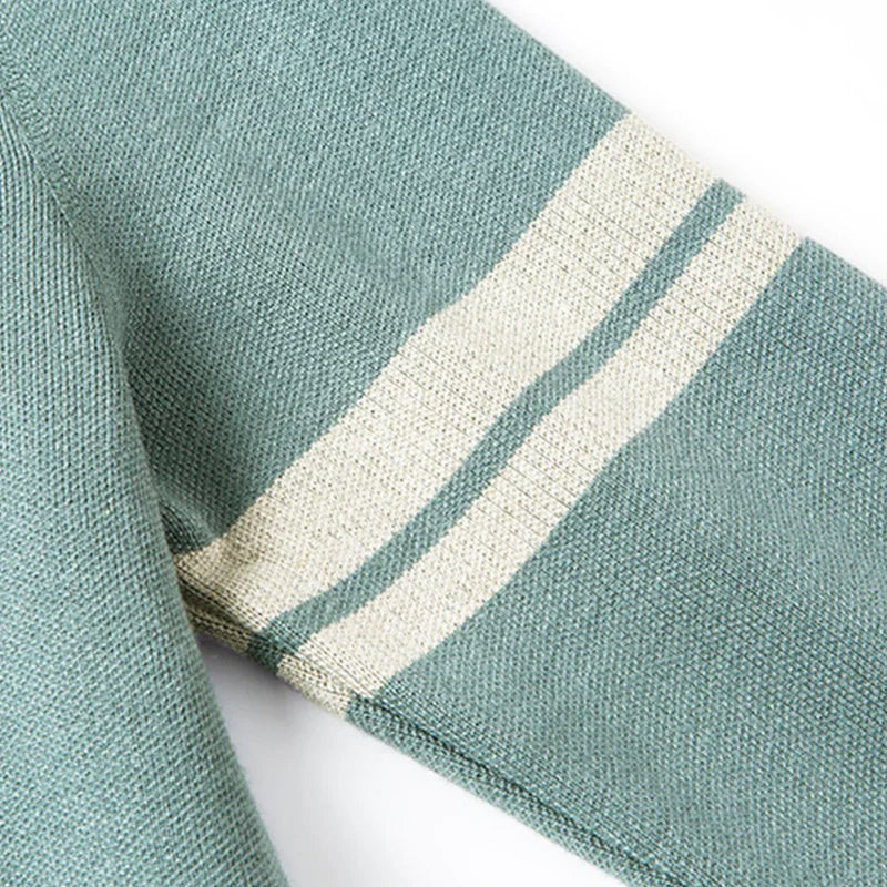 Mænds Strik Cardigan med Knaplukning 3