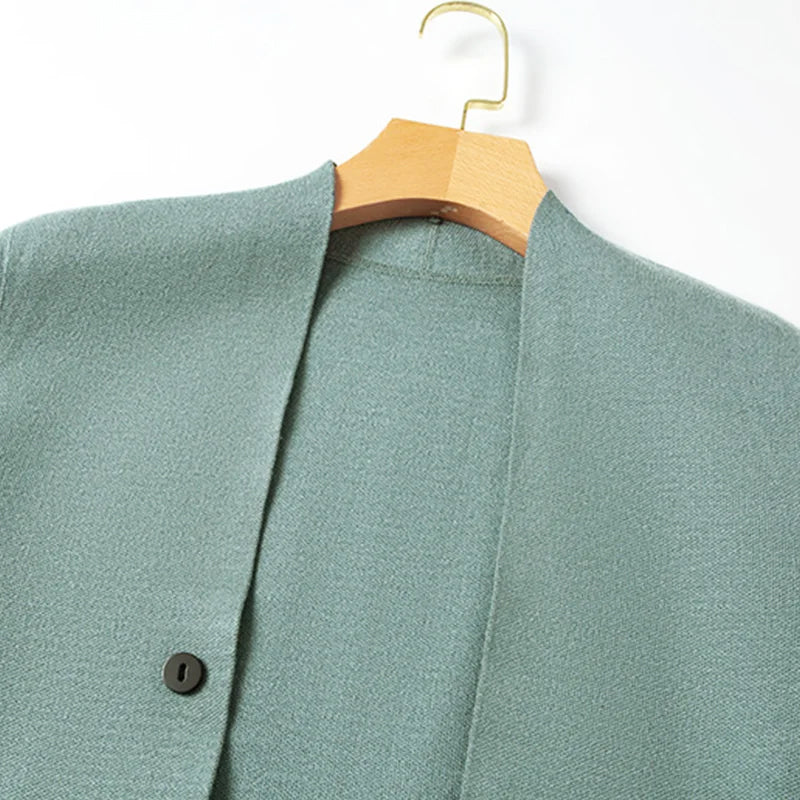 Mænds Strik Cardigan med Knaplukning 4