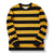 Mænds Sweater med Striber Casual Stil 2