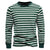 Mænds Sweater med Striber Casual Stil 6