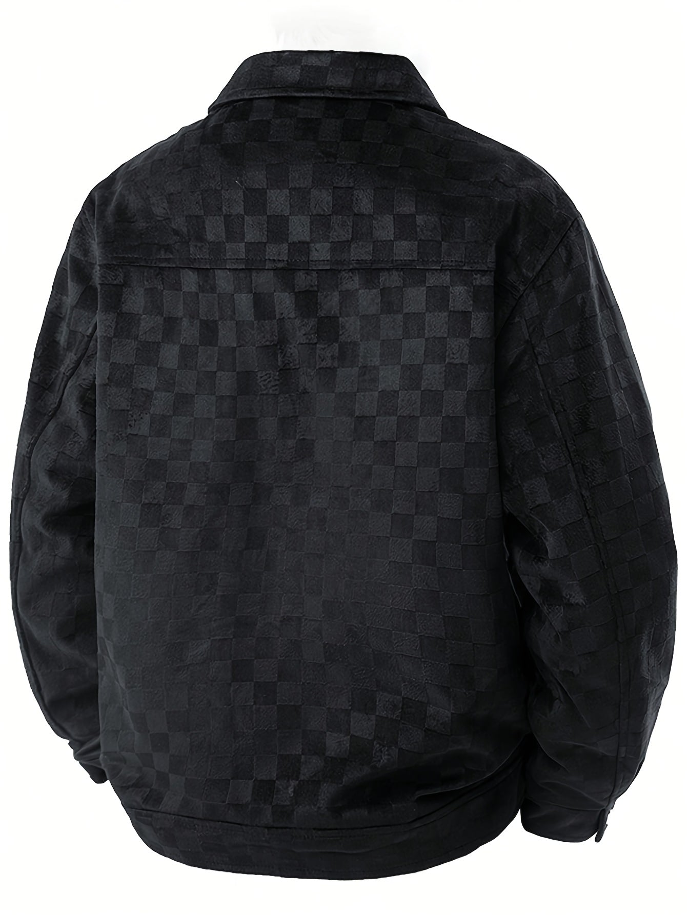 Mænds Truckerjakke Ternet Design Casual 2