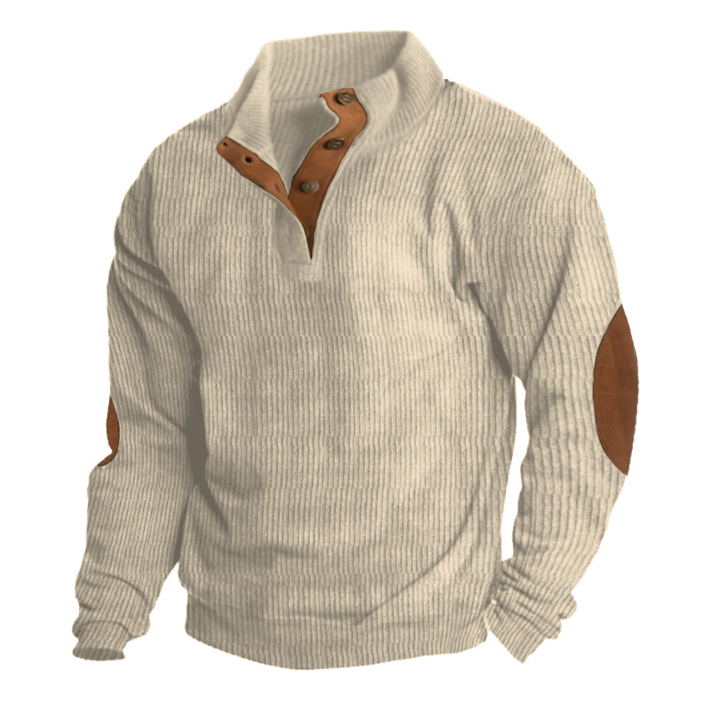 Mænds Udendørs Sweater Med Komfortabel Design 0
