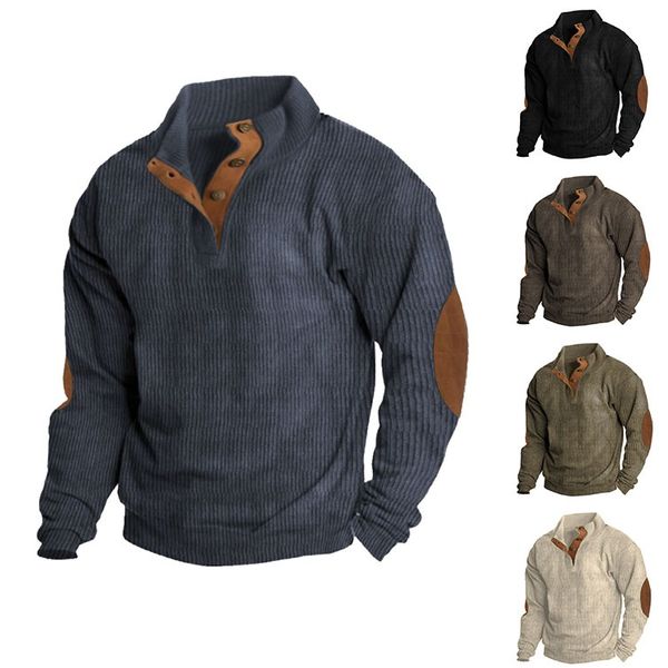 Mænds Udendørs Sweater Med Komfortabel Design 2