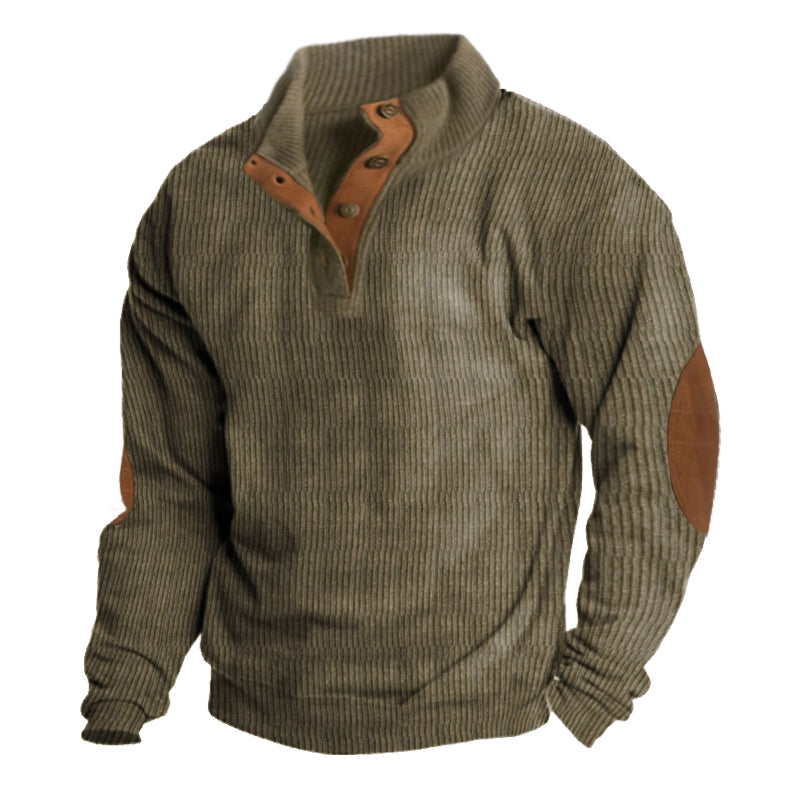 Mænds Udendørs Sweater Med Komfortabel Design 4