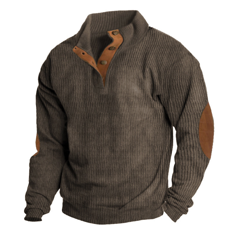 Mænds Udendørs Sweater Med Komfortabel Design 6