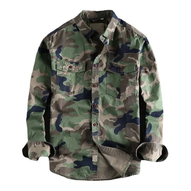 Mænds Urban Camo Skjorte 0