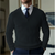 Mænds V-hals Sweater Casual Stil 4
