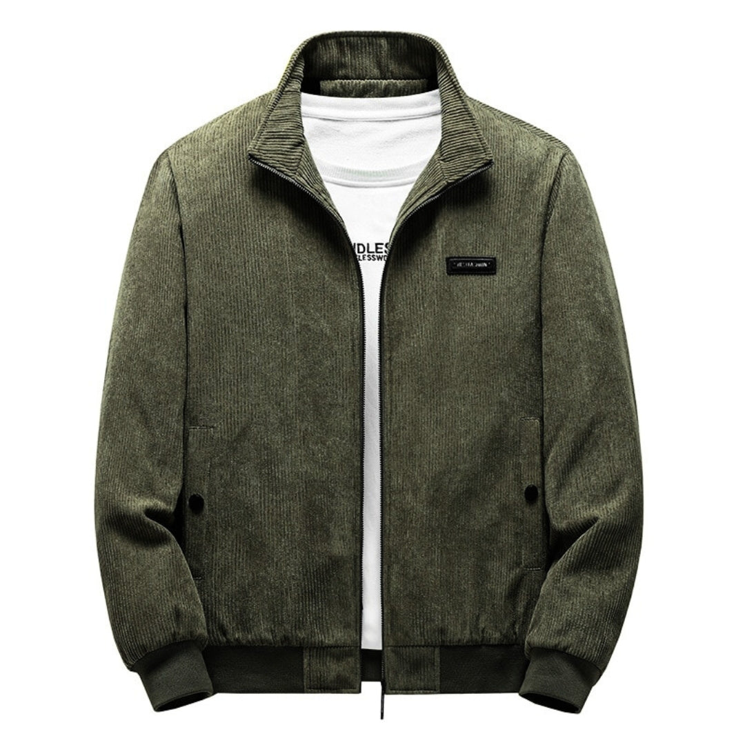 Mænds Vinterjakke Retro Stil Med Blød Fodring 1