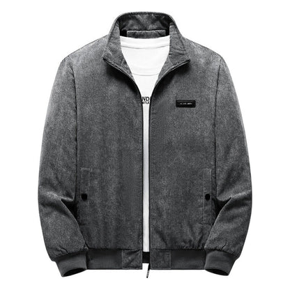 Mænds Vinterjakke Retro Stil Med Blød Fodring 2