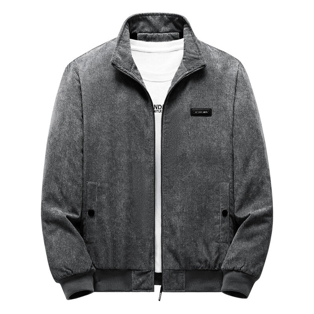 Mænds Vinterjakke Retro Stil Med Blød Fodring 2