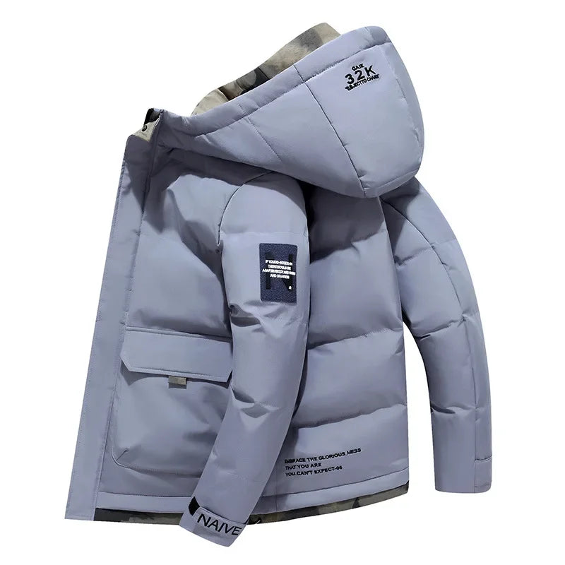 Mænds Vinterparka med Polstret Inderfor 2