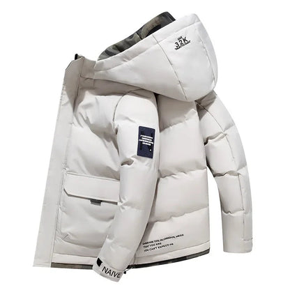 Mænds Vinterparka med Polstret Inderfor Moderne Design 1
