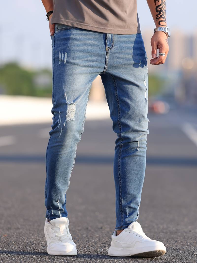 Variant image for Mænds Gescheurde Jeans Casual Denim-29