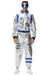 Mandens Astronaut Kostume i Sølv til Halloween 2