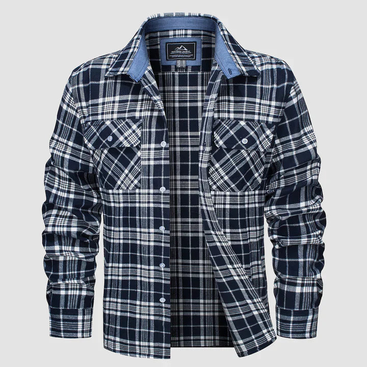 Variant image for Herre Skjorte Flannel Casual Stil 100% Flannel-34
