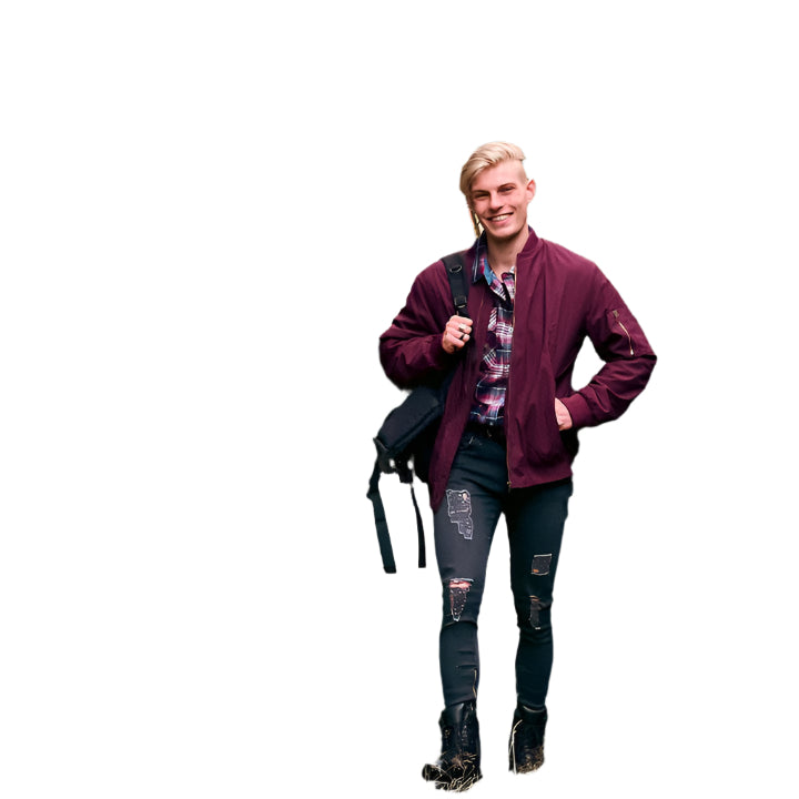 Herre Vindjakke Let Design Vindafvisende Materiale-1