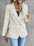 Kvinders Blazer Elegant Tweed Let Materiale-5