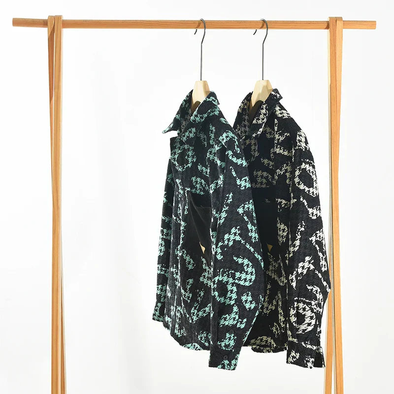 Herre Skjorter Dristig Design  Langærmet