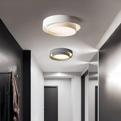Moderne ringformet LED-loftlampe til soveværelse og stue 7