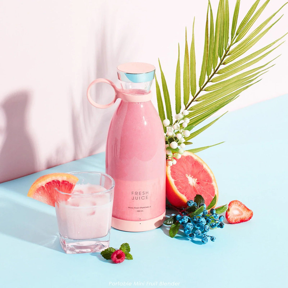 Multifunktionel saftpresser flaske