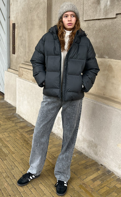 Dame Vinterjakke Stilfuld Varm Polyester-5