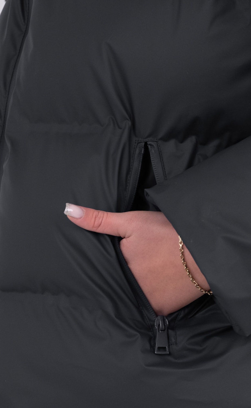 Dame Vinterjakke Stilfuld Varm Polyester-6