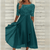 Variant image for Kvinders Midi Kjole Elegant Let Vævning-25