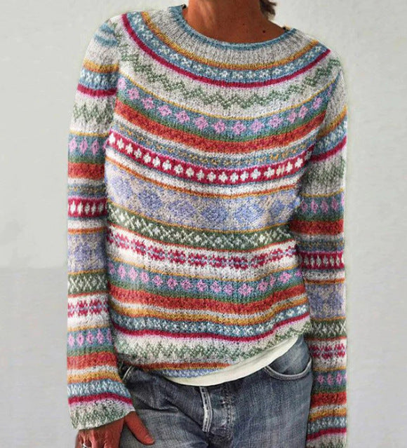 Variant image for Herre Pullover Afslappet Uldblanding Komfortabel Design-17