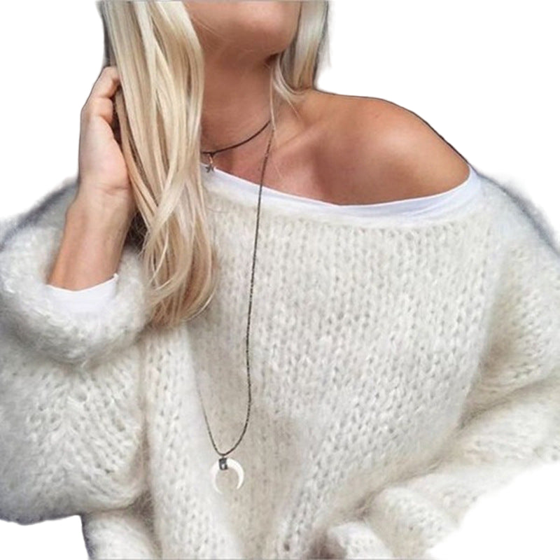 Kvinders Strikket Sweater Trendy Akryl Bomuldsblanding 1