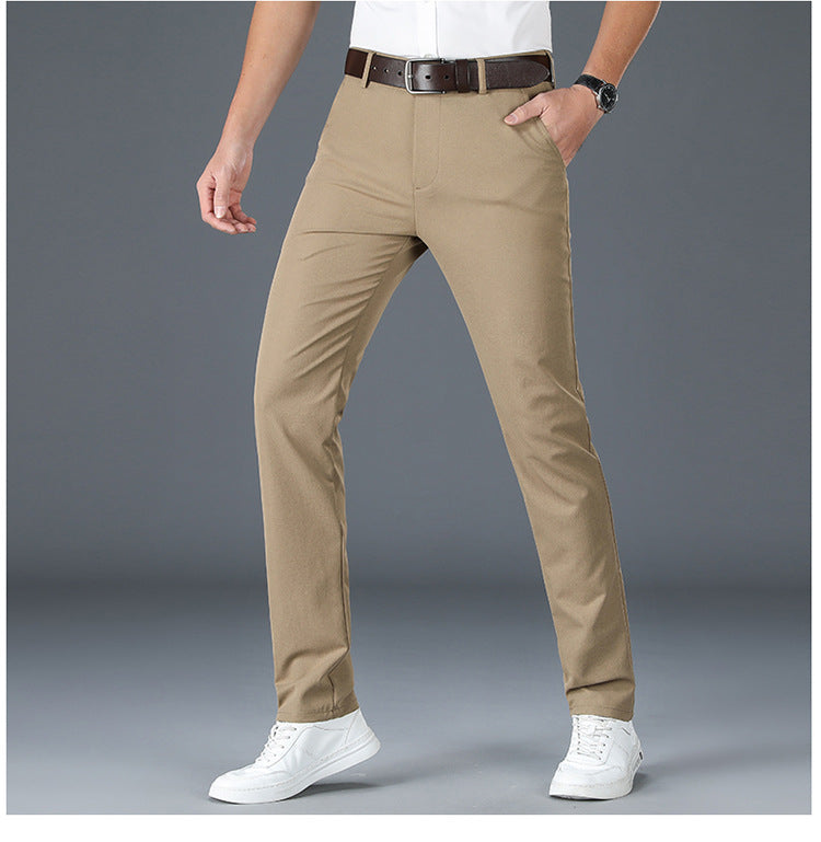 Herre Bukser Business Casual Åndbar Stof Moderne Snit