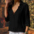 Variant image for Skjortebluse Dame Satin Elegant Feminine Snit-19