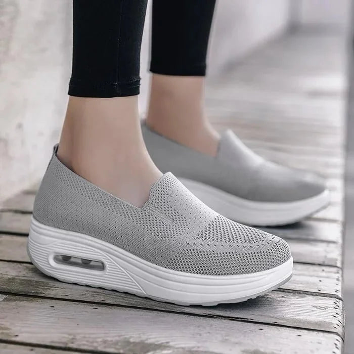 Variant image for Unisex Sneakers Grå Åndbare Komfortable Materialer-1
