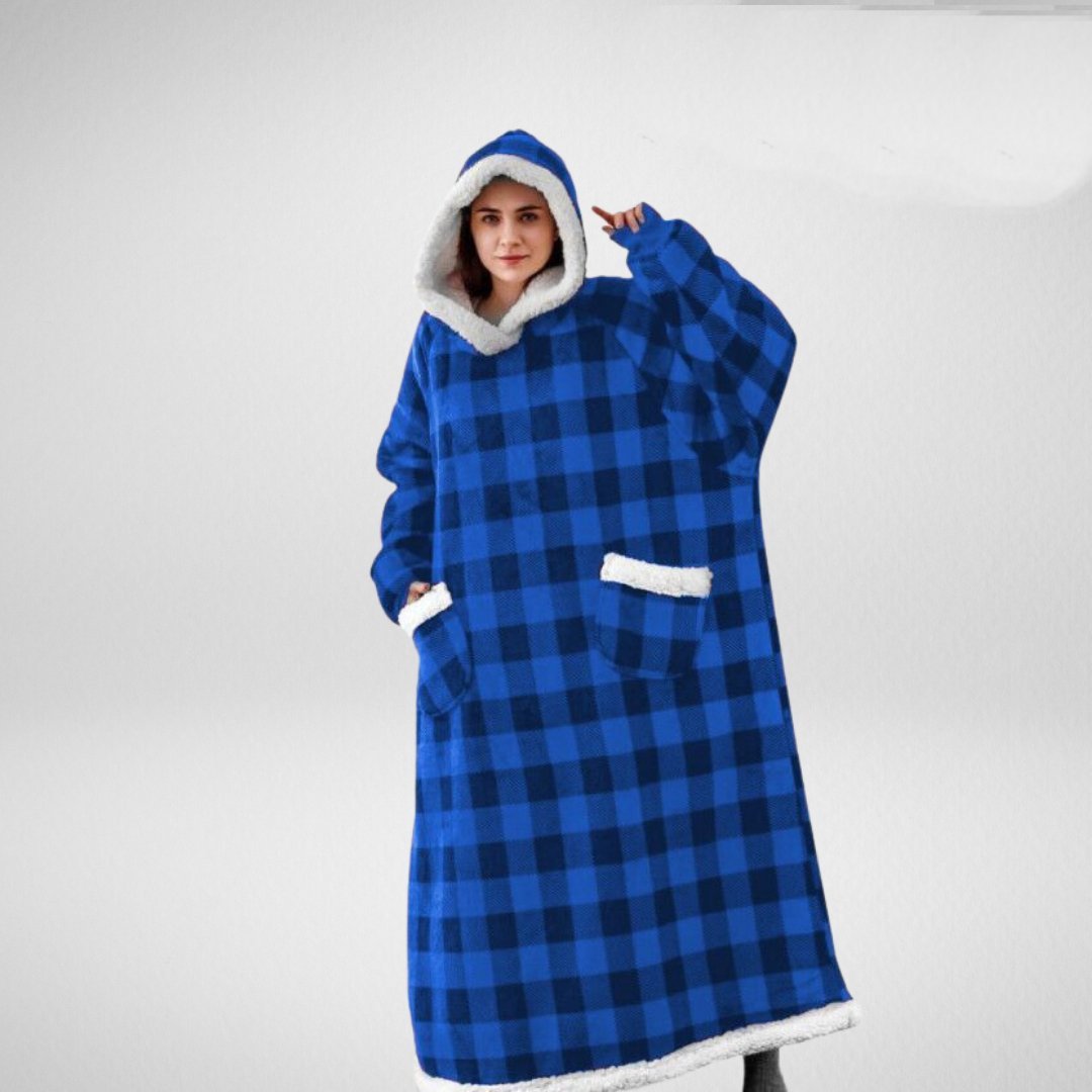 Oversized Dækken Hoodie med Fleece Foring 2