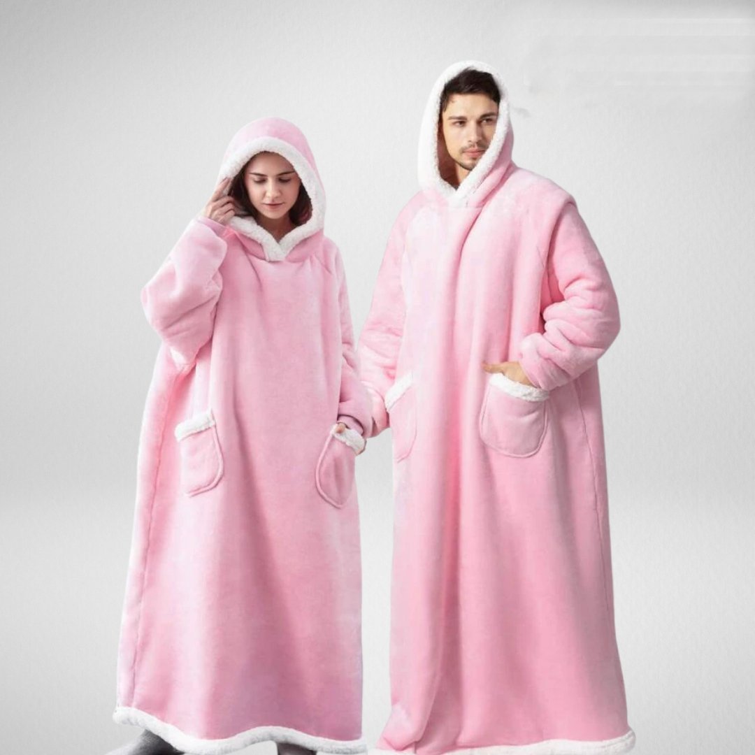 Oversized Dækken Hoodie med Fleece Foring 8