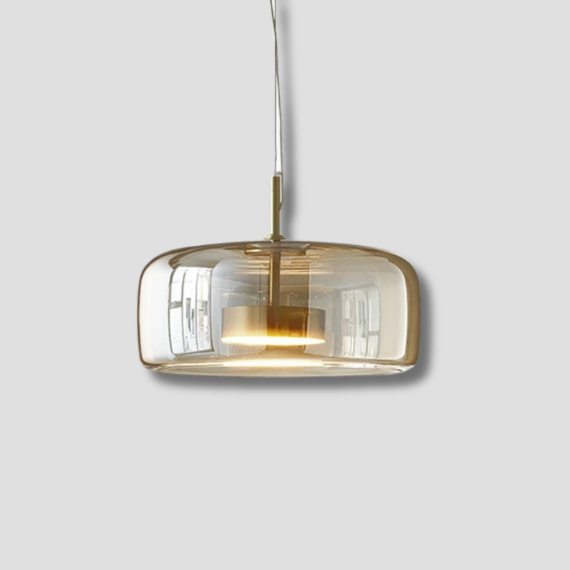 Pendel i Retro Design med Gyldne Detaljer 1