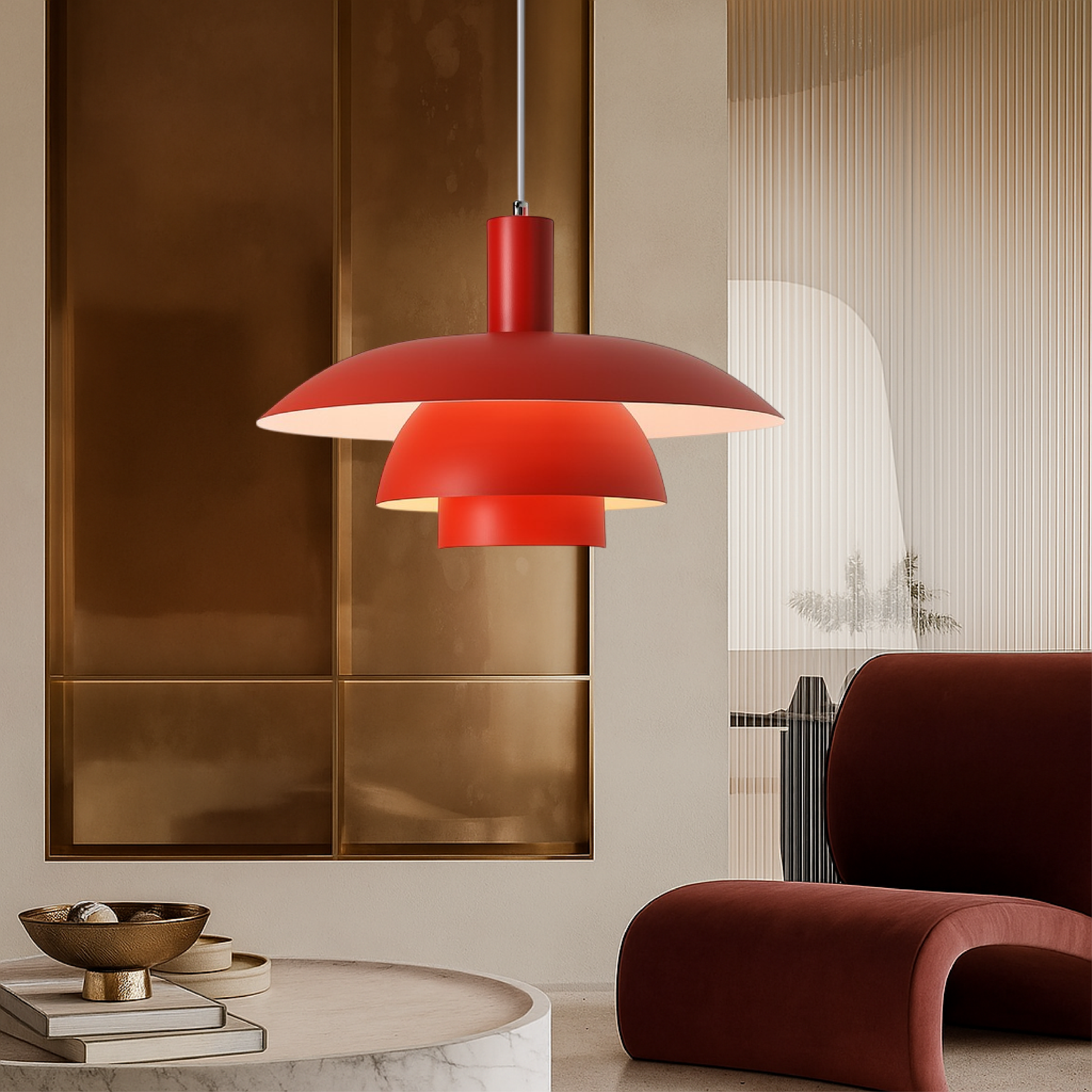 Pendellampe Dansk Stil Minimalistisk Design til Moderne Hjem 11